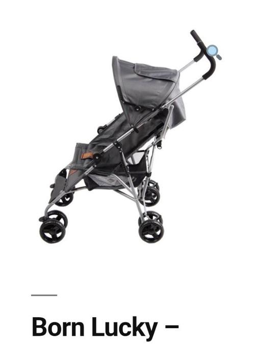Regen/zonnekap buggy born lucky, Kinderen en Baby's, Buggy's, Zo goed als nieuw, Overige merken, Zonnekap, Ophalen of Verzenden