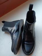 ZGAN Dr. Martens Flora 38 Chelsea Leather Boots Women's, Zwart, Lage of Enkellaarzen, Ophalen of Verzenden, Dr. Martens