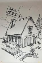 oude pentekeningen  periode 1945-1962 boerenleven Breda, Ophalen of Verzenden