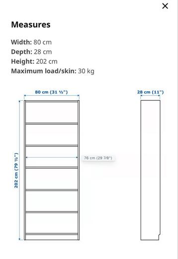 IKEA BILLY Boekenkast - Wit - afbeelding 4