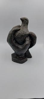 Beeldje hans die duif vast houdt woondecoratie herinneren, Antiek en Kunst, Ophalen of Verzenden