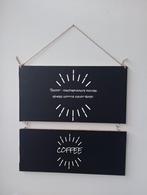 Houten Keuken Notitiebord Krijtbord, Huis en Inrichting, Woonaccessoires | Memoborden, Ophalen of Verzenden, Overige typen