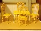 Vintage eethoekje pph, Verzamelen, Poppenhuizen en Toebehoren, Verzenden, Zo goed als nieuw, Poppenhuis