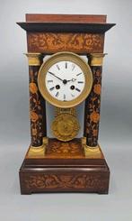 Antieke Franse Charles X Portiekklok, kolompendule. 1815, Antiek en Kunst, Antiek | Klokken, Ophalen