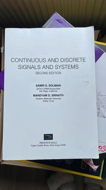 Continuous and discrete signals and systems beschikbaar voor biedingen