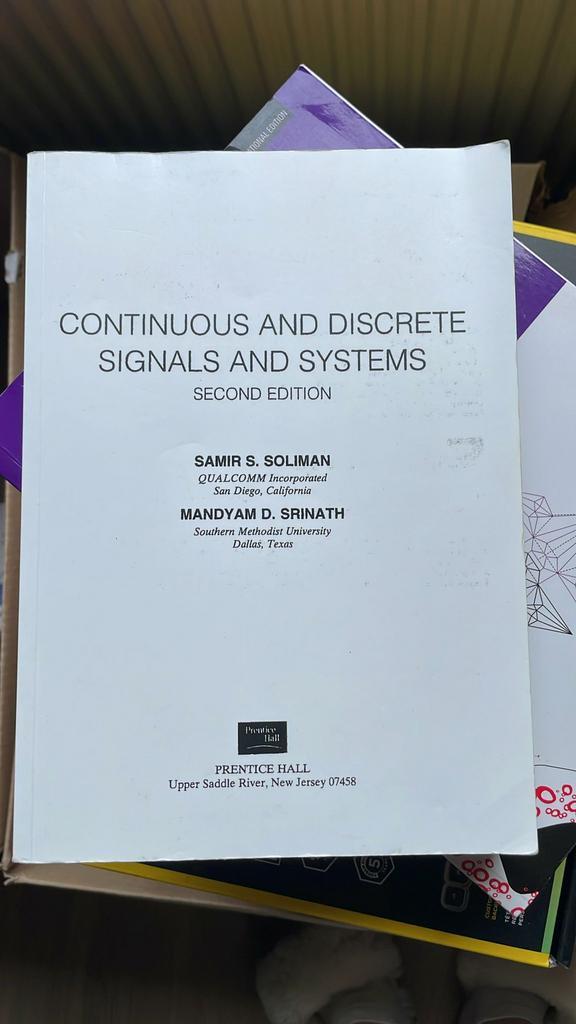 Continuous and discrete signals and systems, Boeken, Studieboeken en Cursussen, Zo goed als nieuw, WO, Beta, Ophalen of Verzenden