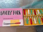 Savoury fork 12cocktailvorkjes Vintage, Antiek en Kunst, Ophalen