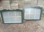 2 X SIERLIJK RAAM VOOR TUINHUIS RAAM SCHUUR KUNSTSTOF GLAS, Tuin en Terras, Tuinhuizen, Ophalen, Gebruikt, Hout, 2 ramen