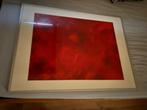Schilderij rood, Ophalen of Verzenden
