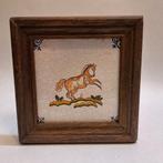 Vintage Tegeltableau Westraven met Paard, Antiek en Kunst, Ophalen of Verzenden