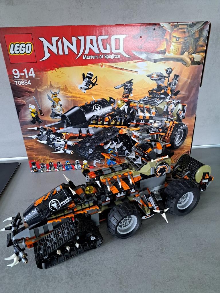 Lego Ninjago 70654, Kinderen en Baby's, Speelgoed | Duplo en Lego, Ophalen of Verzenden, Zo goed als nieuw, Complete set, Lego