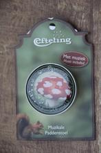 efteling pin  paddenstoel met muziek, Verzamelen, Ophalen of Verzenden, Nieuw, Button of Speldje