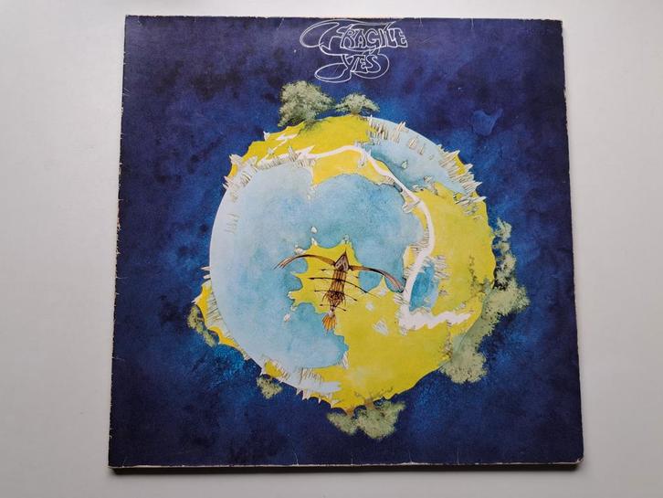 Lp vinyl   YES - Fragile (met: Roundabout), Cd's en Dvd's, Vinyl | Rock, Gebruikt, Poprock, 12 inch, Ophalen of Verzenden