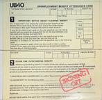 UB40 ‎– Signing Off (LP + 12"), Cd's en Dvd's, Vinyl | Pop, Verzenden, 1980 tot 2000, Gebruikt, 12 inch