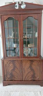 Vitrinekast met inhoud, Huis en Inrichting, Ophalen, Gebruikt, 100 tot 150 cm, 50 tot 100 cm