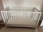 IKEA GULLIVER cot, KRUMMELUR mattress, LENSAT, Ophalen, Gebruikt, Wit, Jongetje of Meisje