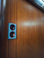 Vintage/Midcentury design buffetkast, houten schoolkast, Ophalen, 200 cm of meer, 150 tot 200 cm, 25 tot 50 cm