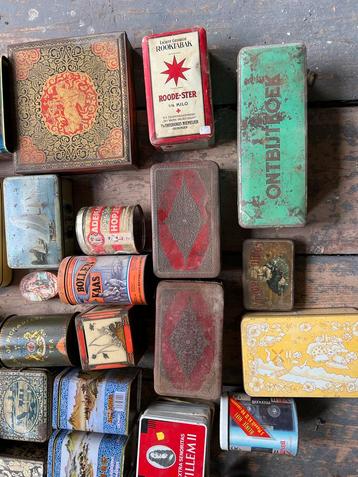 Vintage Blikken Verzameling beschikbaar voor biedingen