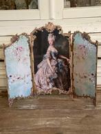 Brocante drieluik handgemaakt niet oud, Ophalen of Verzenden