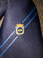 Blauwe AVOH Stropdas, Kleding | Heren, Stropdassen, Ophalen of Verzenden, Zo goed als nieuw, Blauw, Met patroon