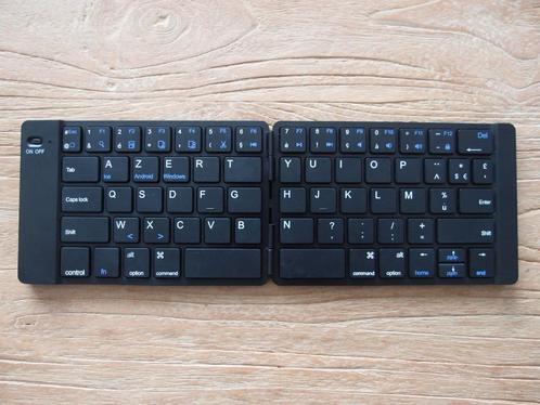 Draadloos opvouwbaar bluetooth toetsenbord - AZERTY, Computers en Software, Toetsenborden, Nieuw, Azerty, Draadloos, Opvouwbaar