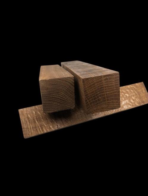 Draaihout Donker Europees Eiken Spindle Blanks, Knife scales, Hobby en Vrije tijd, Overige Hobby en Vrije tijd, Nieuw, Ophalen of Verzenden