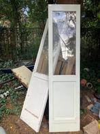 2 gratis binnendeuren, jaren 40 stijl, wit, hout, Doe-het-zelf en Verbouw, Deuren en Horren, Ophalen, Gebruikt, Minder dan 80 cm
