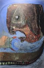 Zarija Clabatti olie op doek 60 x 70 cm., Antiek en Kunst, Kunst | Schilderijen | Modern, Ophalen