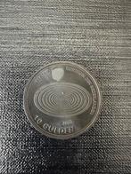 Zilveren 10 Gulden Eeuwmunt 1999/2000 Beatrix, Koningin Beatrix, Zilver, Ophalen of Verzenden, Losse munt