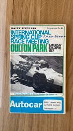 Programmaboekje Race Meeting Oulton Park april 1967, Ophalen of Verzenden, Gelezen