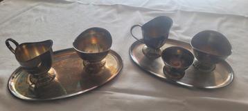 Vintage Zilversetje - Melk en Suiker beschikbaar voor biedingen