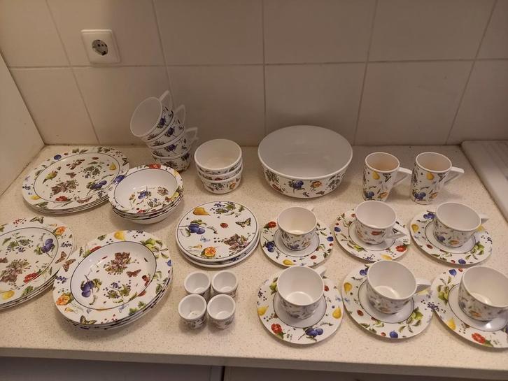 Mepal Rosti Janneke Brinkman Servies - 44 Delig, Huis en Inrichting, Keuken | Servies, Gebruikt, Compleet servies, Overige stijlen