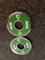 2 x 1 kg atx olympische halter schijven, Sport en Fitness, Zo goed als nieuw, Atx, Halterschijven, 2 x 1 kg
