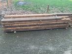 Gebruikte houten balken, ruw en geschaafd, Doe-het-zelf en Verbouw, Hout en Planken, Ophalen, Gebruikt, Balk, Overige houtsoorten