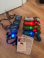 Lasergame set - 4 pistolen, 4 vesten, 2 maskers, Ophalen, Zo goed als nieuw, Jongen of Meisje