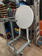 Transportkar voor 9 ronde statafels, Ophalen of Verzenden, Gebruikt