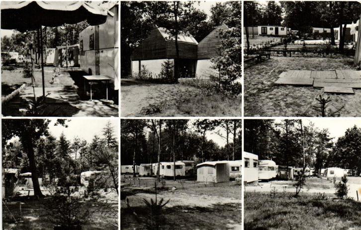 Camping De Roekel, Wekerom - 6 afb - ongelopen, Verzamelen, Ansichtkaarten | Nederland, Ongelopen, Noord-Brabant, Voor 1920, Ophalen of Verzenden