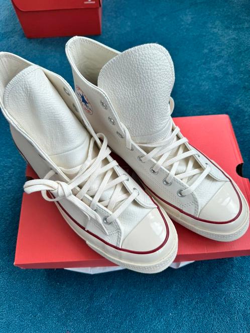 NIEUW Converse All  Stars Hoge Sneaker Wit Leer EU46 (EU45), Kleding | Heren, Schoenen, Nieuw, Sneakers of Gympen, Wit, Verzenden