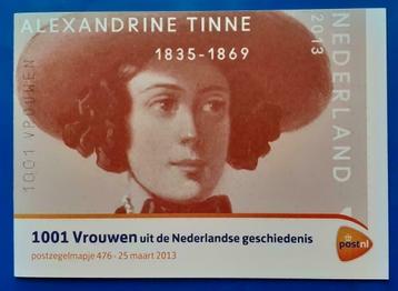 Postzegelmapje 476 - 1001 VROUWEN uit de Ned. geschiedenis  beschikbaar voor biedingen