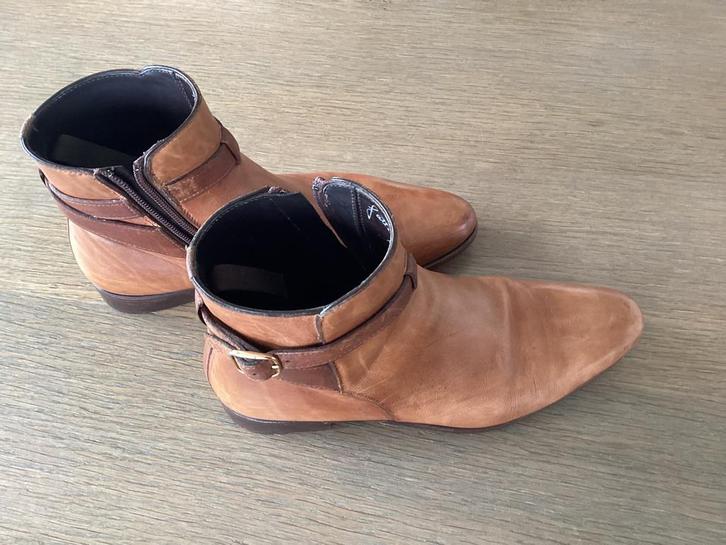 Prachtige handgemaakte dames enkellaarsjes maat 39, Kleding | Dames, Schoenen, Zo goed als nieuw, Ophalen of Verzenden