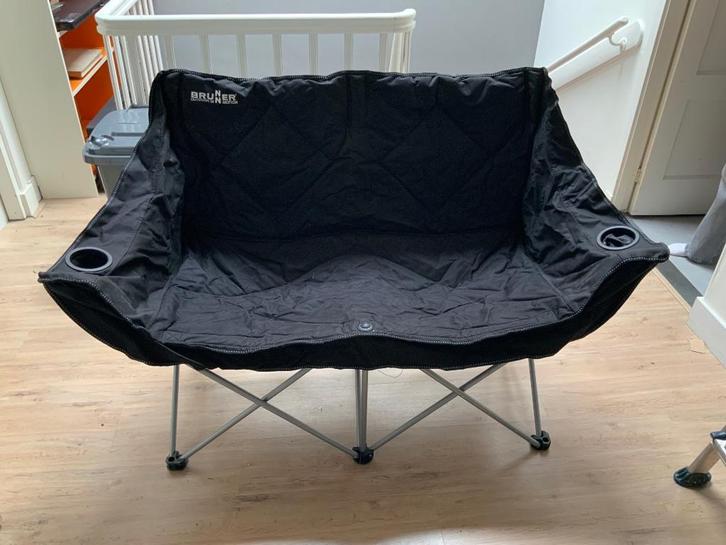 Brunner Action Sofa – Opvouwbare campingbank voor 2 personen, Caravans en Kamperen, Kampeermeubelen, Zo goed als nieuw, Campingstoel