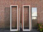 2x kozijnen met dubbelglas, Doe-het-zelf en Verbouw, Kozijnen en Schuifpuien, Ophalen, Gebruikt, Minder dan 75 cm, Raamkozijn