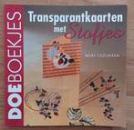 Doeboekjes - Transparantkaarten met stofjes - Mery Cozijnsen, Hobby en Vrije tijd, Kaarten | Zelf maken, Ophalen of Verzenden