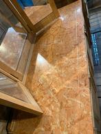 Frans eiken kast commode met drieluik spiegel, Antiek en Kunst, Ophalen