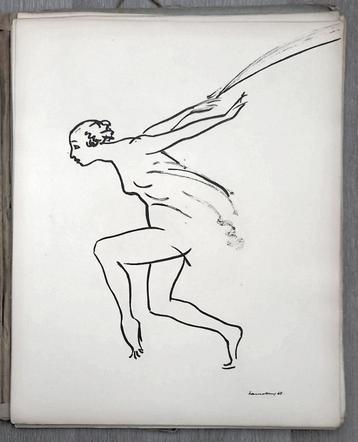 Twenty-One Drawings of the Russian Ballet Laura Knight 1920 beschikbaar voor biedingen