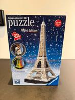 Ravensburger 3D Puzzel Eiffeltoren Night Edition - Nieuw!, Ophalen, Minder dan 500 stukjes, Nieuw, Rubik's of 3D-puzzel