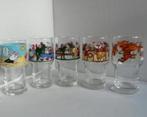 Suske en Wiske # 5 verschillende melkglazen, Verzamelen, Stripfiguren, Ophalen of Verzenden, Suske en Wiske, Zo goed als nieuw
