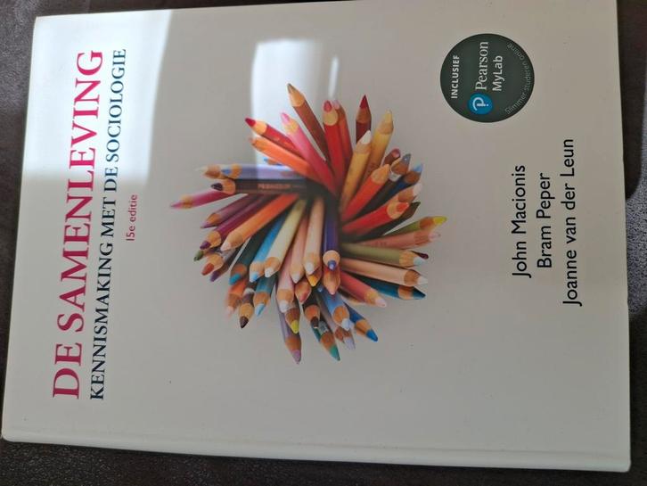 De samenleving, 15e editie met MyLab NL toegangscode, Boeken, Schoolboeken, Zo goed als nieuw, Nederlands, Overige niveaus, Ophalen of Verzenden