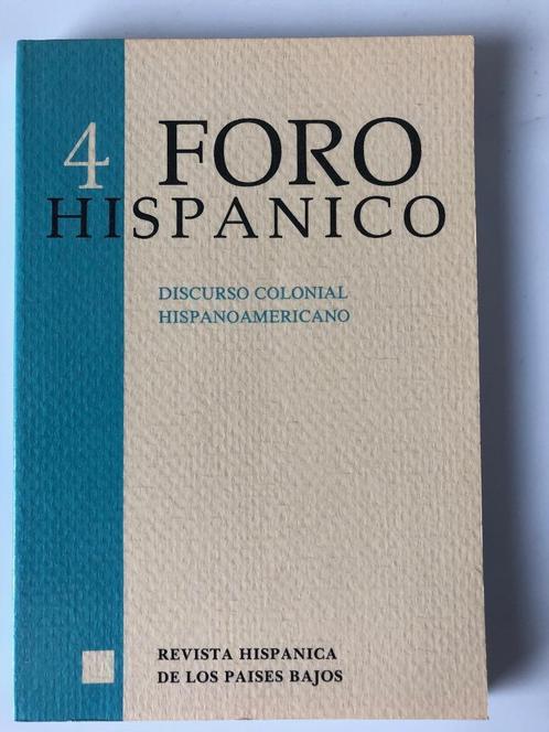 Foro hispanico nummer 4 Revista Hispánica de Los Países Bajo, Boeken, Taal | Spaans, Nieuw, Ophalen