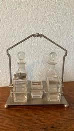 Antiek brocante peper zout en olie stel, Antiek en Kunst, Ophalen of Verzenden